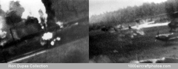 Gun camera images