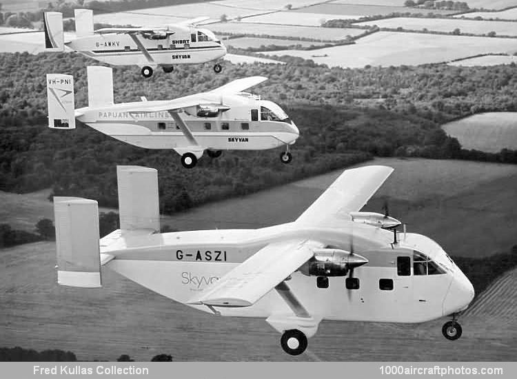 Shorts SC.7 Skyvan formation