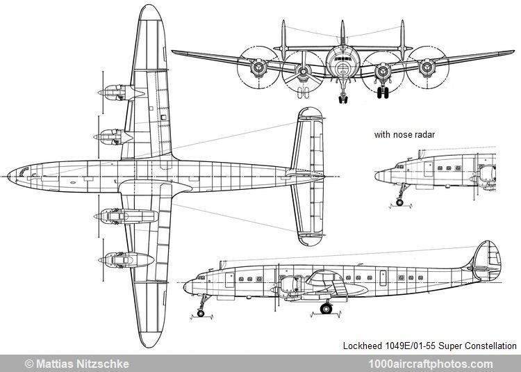 Lockheed 1049E/01-55 Super Constellation