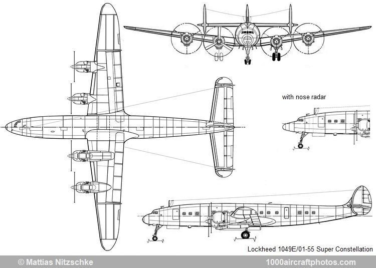 Lockheed 1049E/01-55 Super Constellation