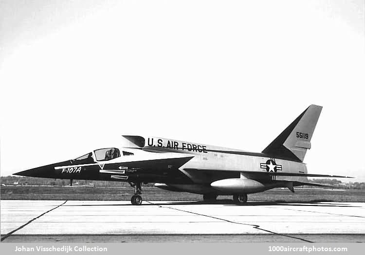 North American NA-212 YF-107A