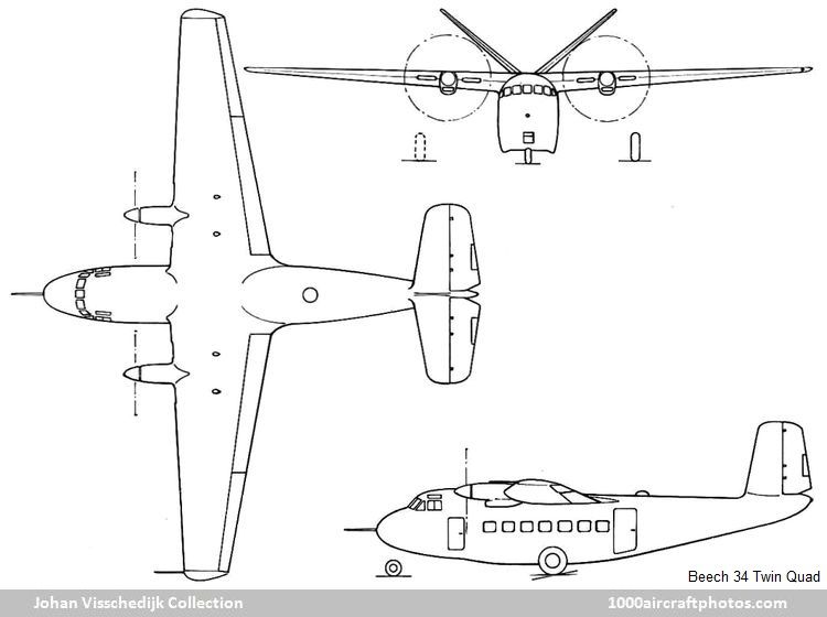 Beech 34 Twin-Quad