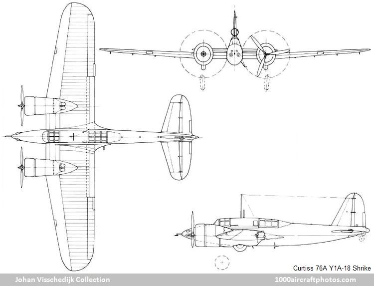 Curtiss 76A Y1A-18 Shrike