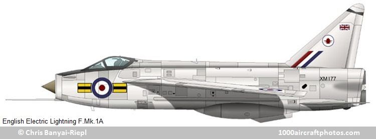 English Electric Lightning F.Mk.1A