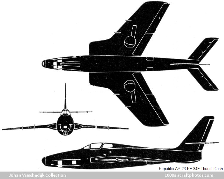 Republic AP-23 RF-84F Thunderflash