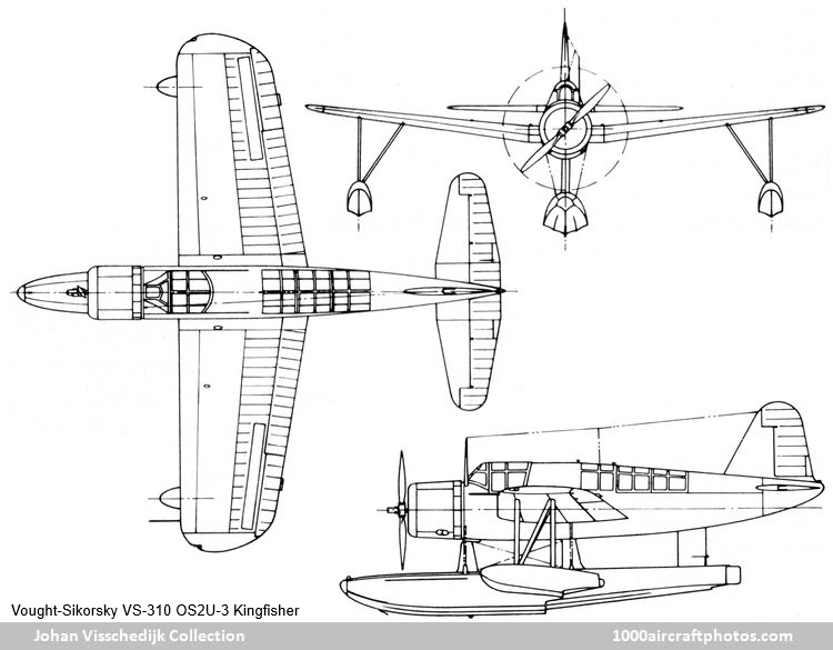 Vought-Sikorsky VS-310 XOS2U-1 Kingfisher
