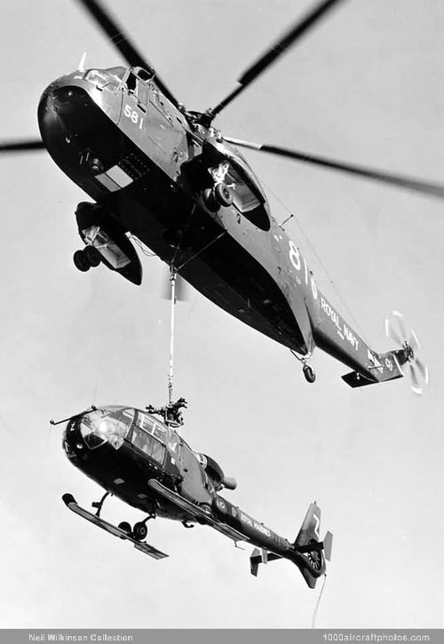 Arospatiale Gazelle and Westland WS.61 Sea King