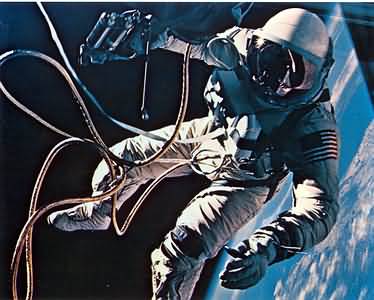 Col. E H White, space walk