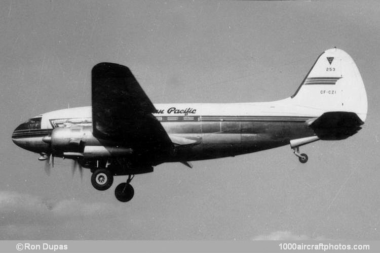 Curtiss CW-20B-4 C-46F Commando